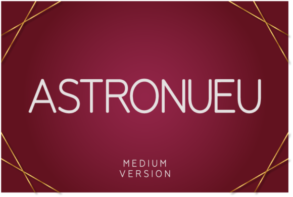 Astronueu Medium Font - Featured Image