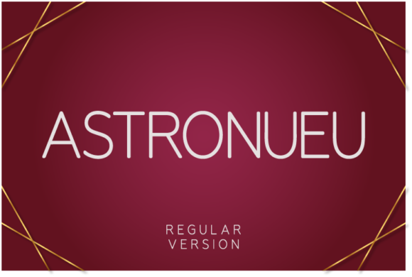 Astronueu Regular Font - Featured Image
