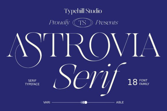 Astrovia Serif Font - Featured Image