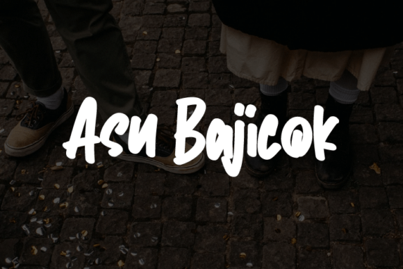 Asu Bajicok Font - Featured Image