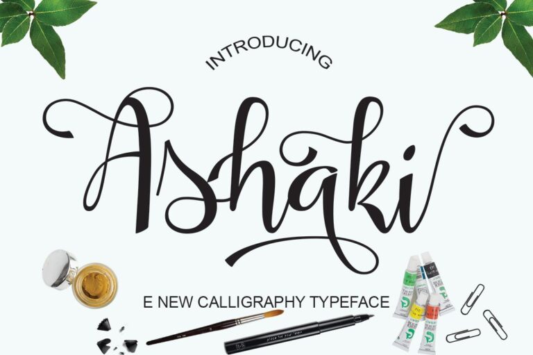 Asyaki Font - Featured Image