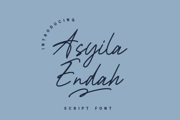 Asyila Endah Font - Featured Image