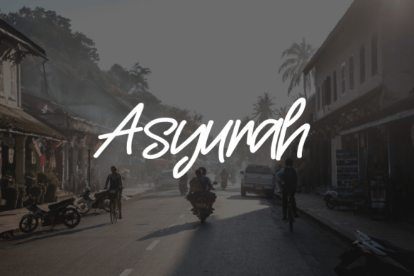 Asyurah Font - Featured Image
