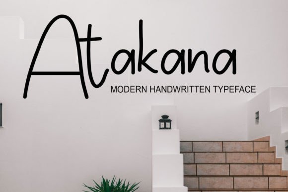 Atakana Font - Featured Image