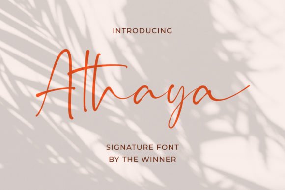 Athaya Font - Featured Image