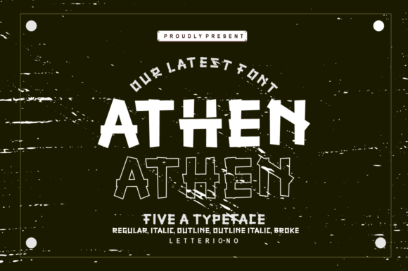Athen Font - Featured Image