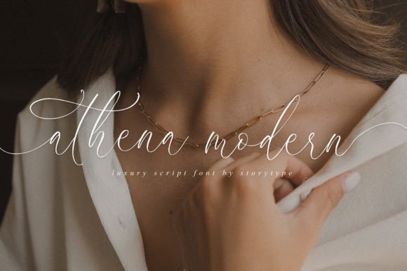 Athena Modern Font - Featured Image