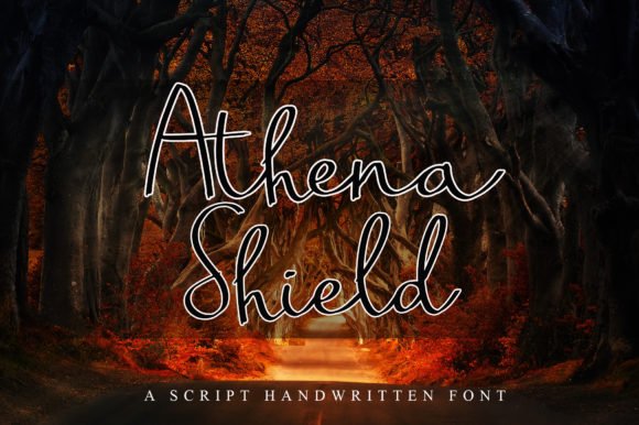 Athena Shield Font - Featured Image