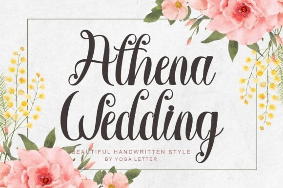 Athena Wedding Font - Featured Image