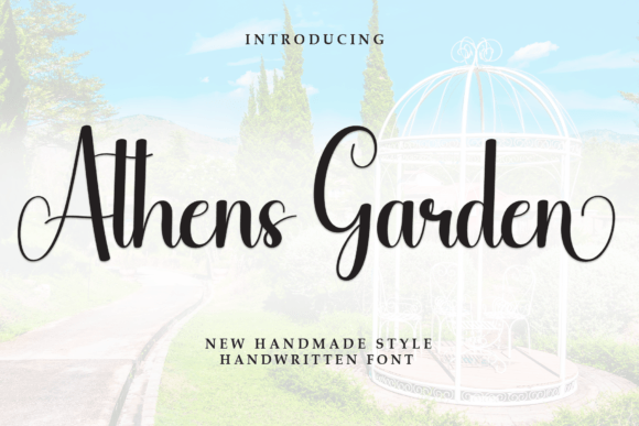 Athens Garden Font - Featured Image