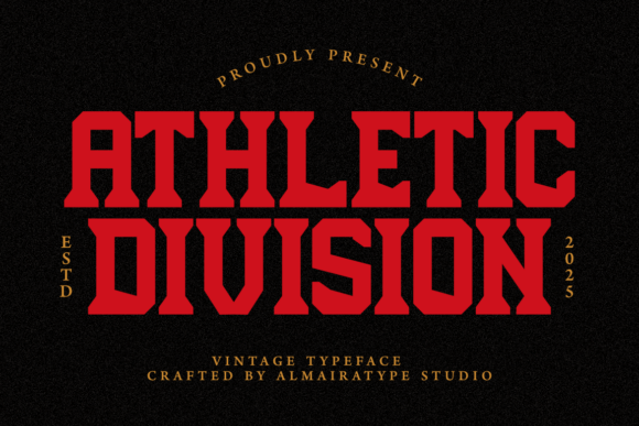 Athletic Division Font - Featured Image