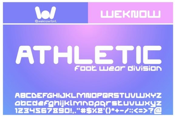 Athletic Font - Featured Image