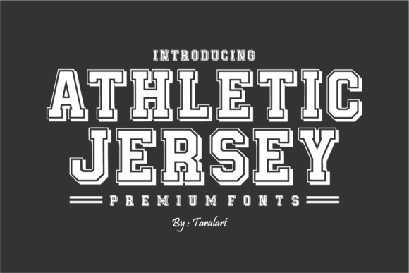 Athletic Jersey Font - Featured Image