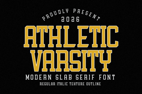 Athletic Varsity Font - Featured Image