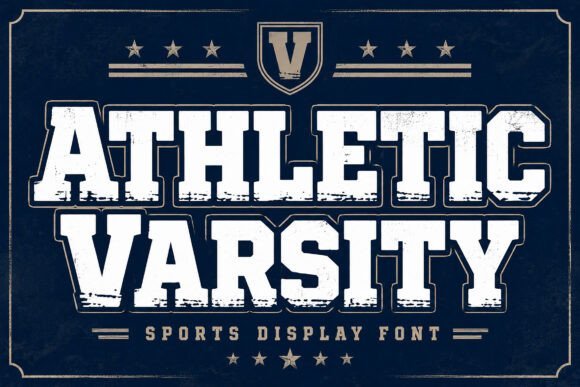 Athletic Varsity Font - Featured Image