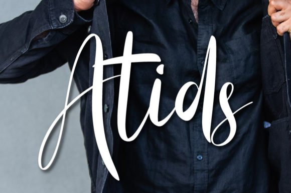 Atids Script Font - Featured Image