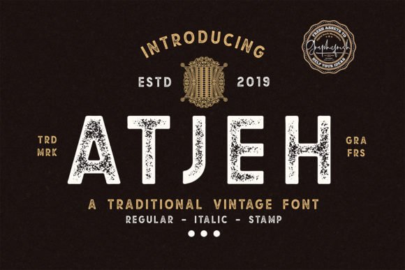 Atjeh Family Font - Featured Image