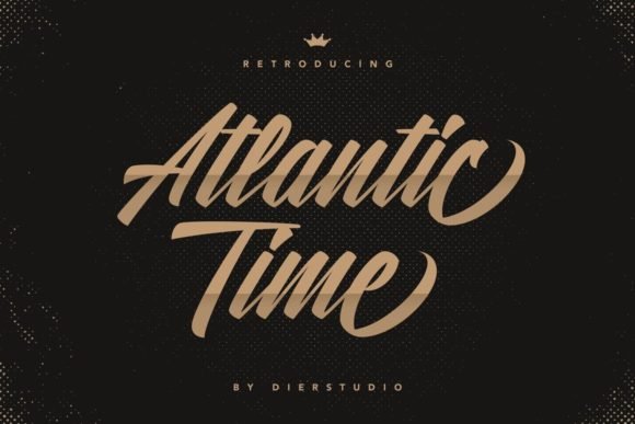 Atlantic Time Font - Featured Image