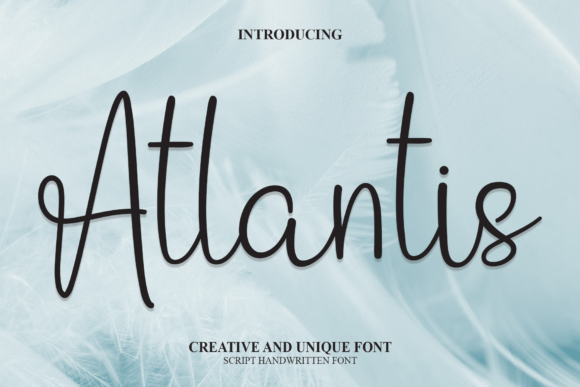Atlantis Font - Featured Image