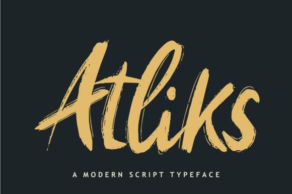 Atliks Font - Featured Image
