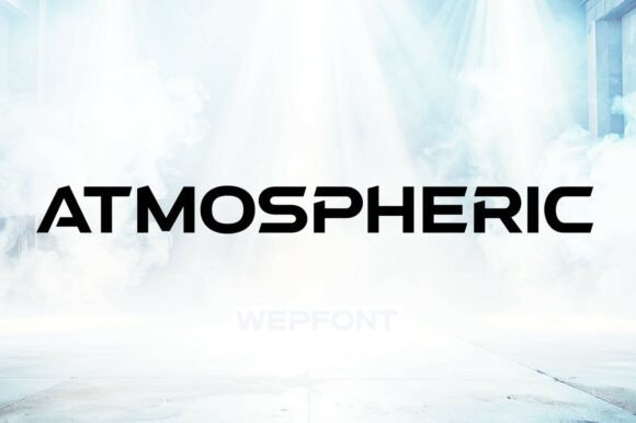 Atmospheric Font - Featured Image