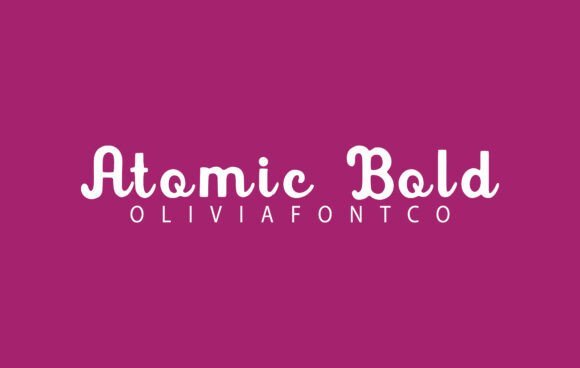 Atomic Bold Font - Featured Image