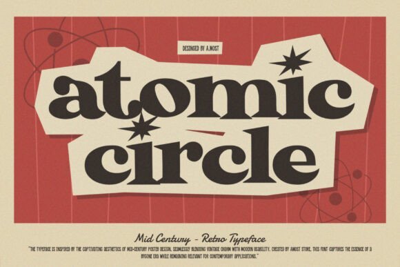 Atomic Circle Font - Featured Image