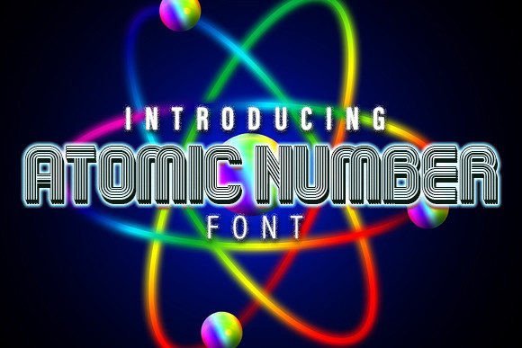 Atomic Number Font - Featured Image