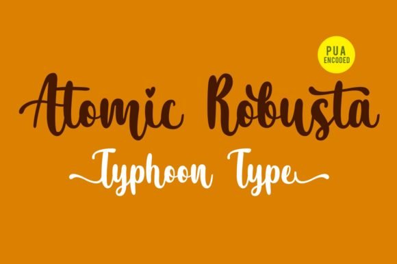Atomic Robusta Font - Featured Image