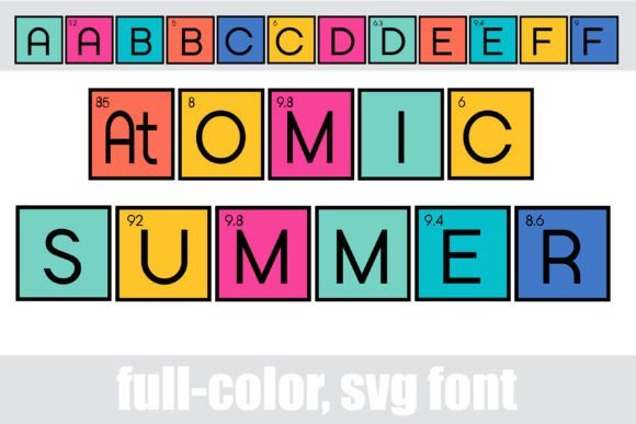 Atomic Summer Font - Featured Image