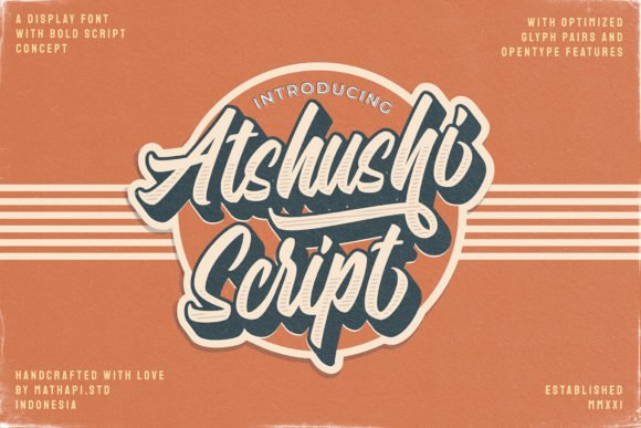 Atshushi Script Font - Featured Image