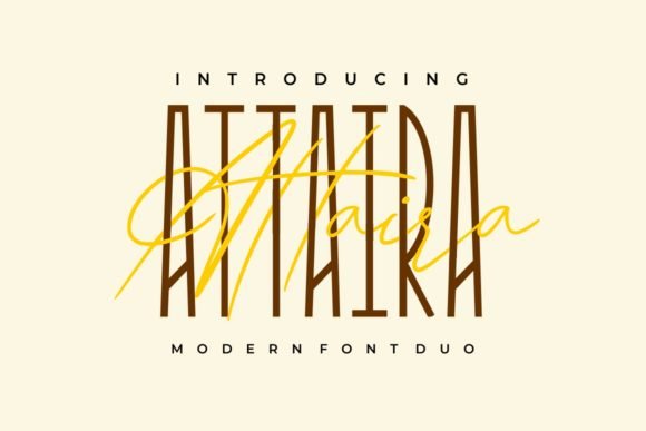 Attaira Duo Font - Featured Image