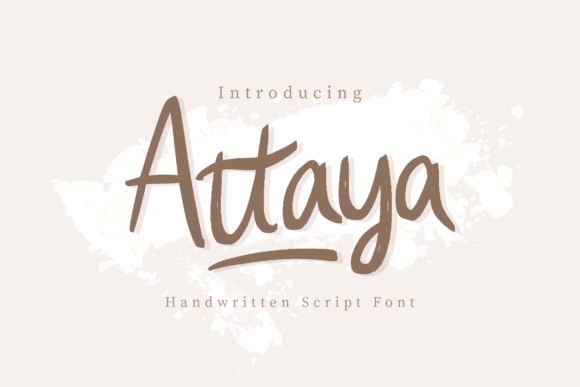 Attaya Font - Featured Image