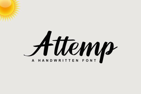 Attemp Font - Featured Image