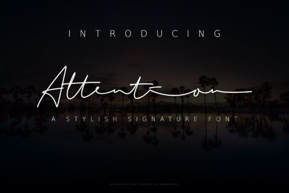 Attention Font - Featured Image