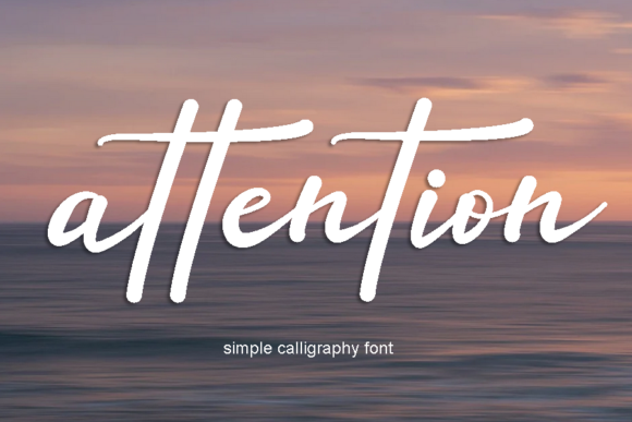 Attention Font - Featured Image
