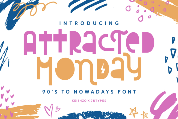 Attracted Monday Font - Featured Image
