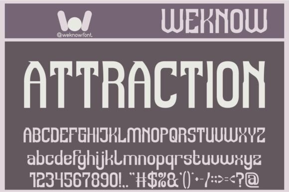 Attraction Font - Featured Image