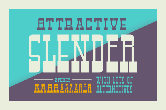 Attractive Slender Font - Featured Image
