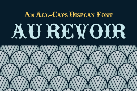 Au Revoir Font - Featured Image