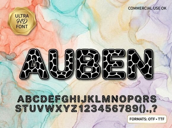 Auben Font - Featured Image