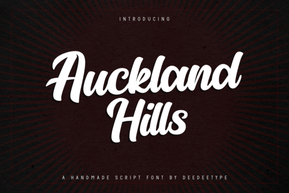 Auckland Hills Font - Featured Image