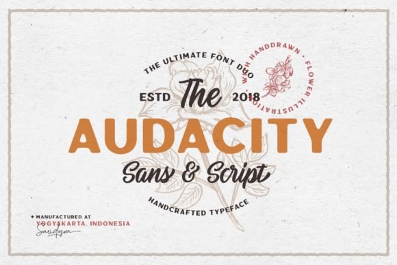 Audacity Duo Font - Featured Image