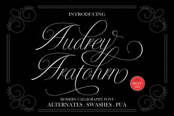 Audrey Aratohrn Font - Featured Image