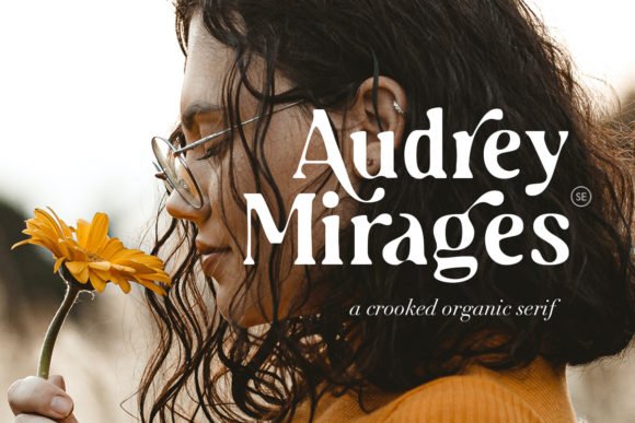 Audrey Mirages Font - Featured Image