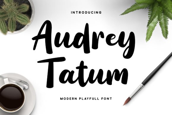 Audrey Tatum Font - Featured Image