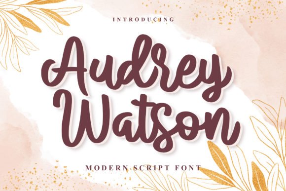 Audrey Watson Font - Featured Image