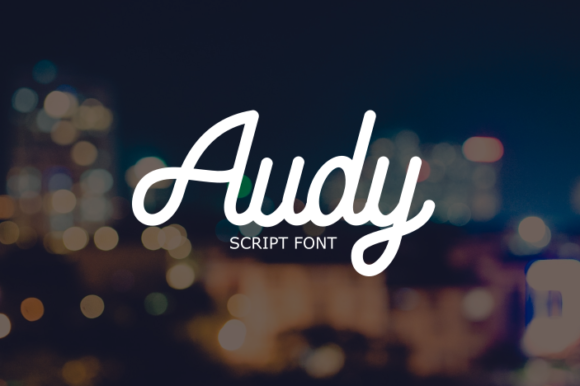 Audy Font - Featured Image