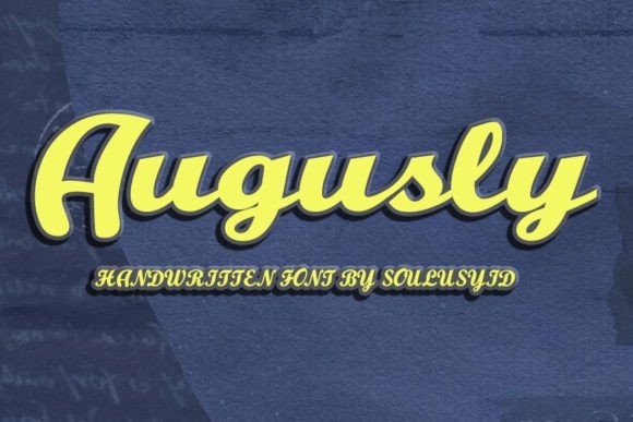 Augusly Font - Featured Image