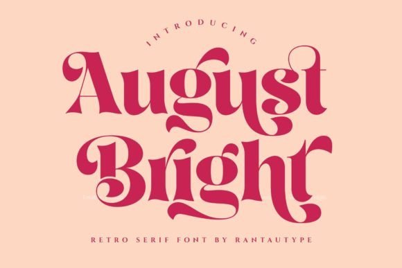 August Bright Font - Featured Image